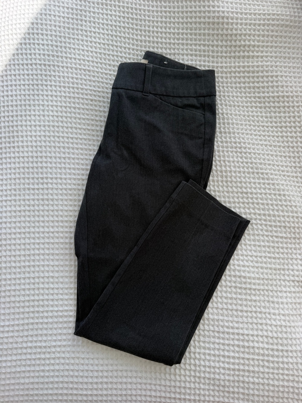 Grey Curvy Skinny Ankle Dress Pant